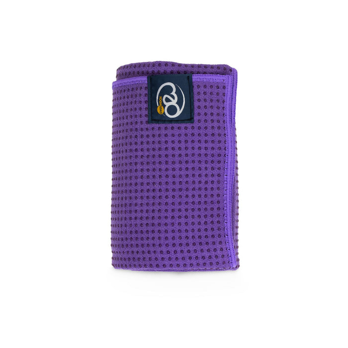Fitness Mad Grip Dot Hot Yoga Pilates Towel - Purple