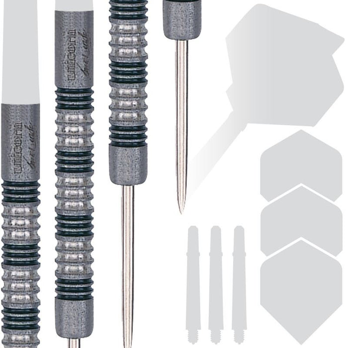 Unicorn James Wade Premier 90% Tungsten Steel Tip Darts 20/22/24g Natural