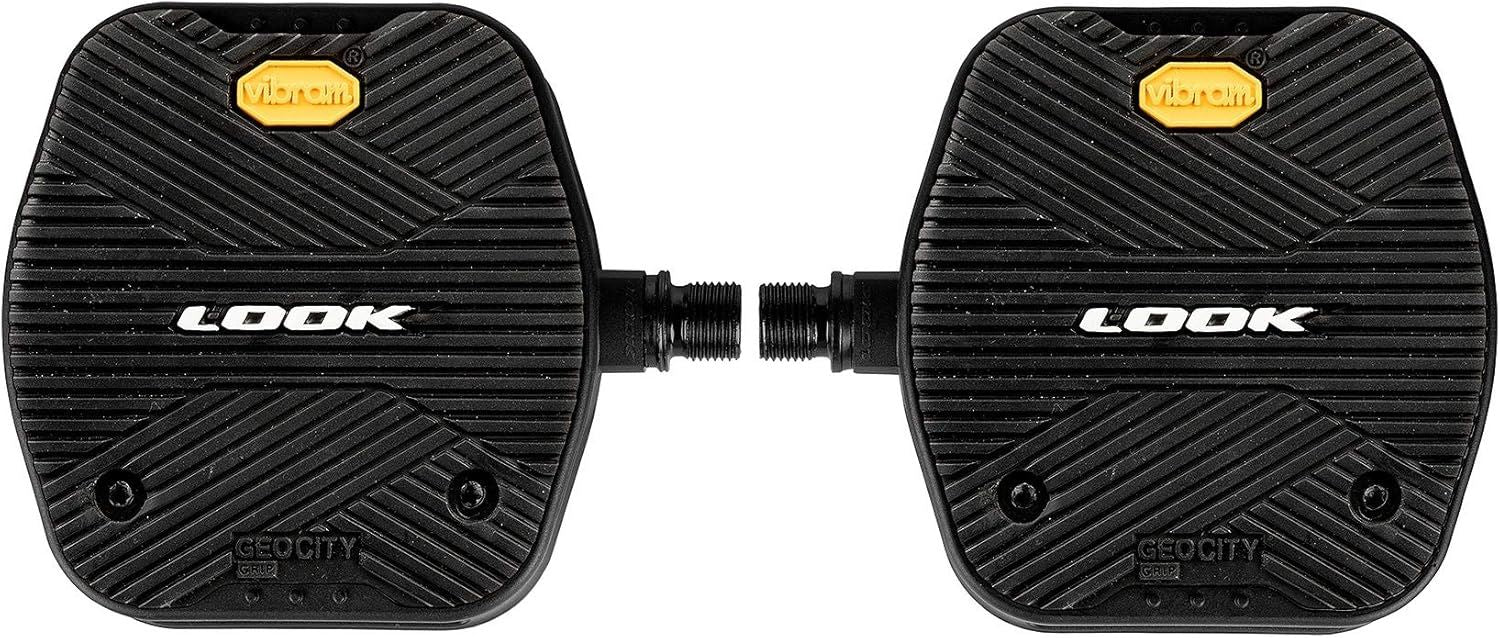 LOOK Geo City Flat Grip Pedals Urban & City Bike Pedals - Black