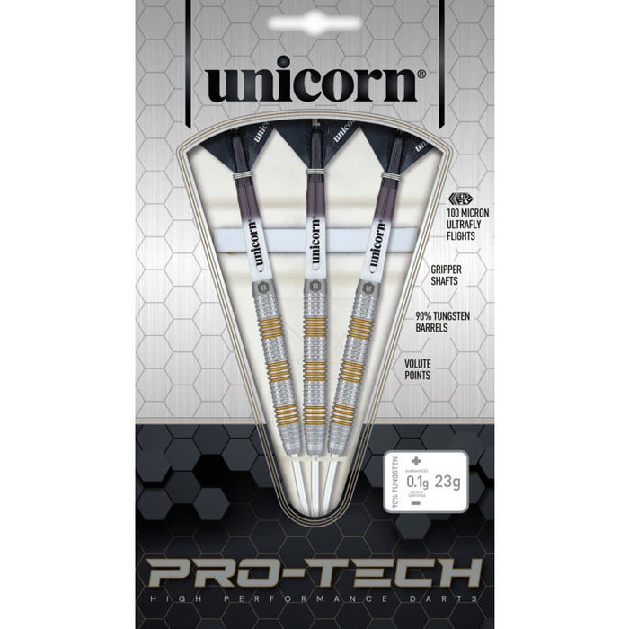 Unicorn Pro-Tech Style 3 Steel Tip Darts – 90% Tungsten 21/23/25g