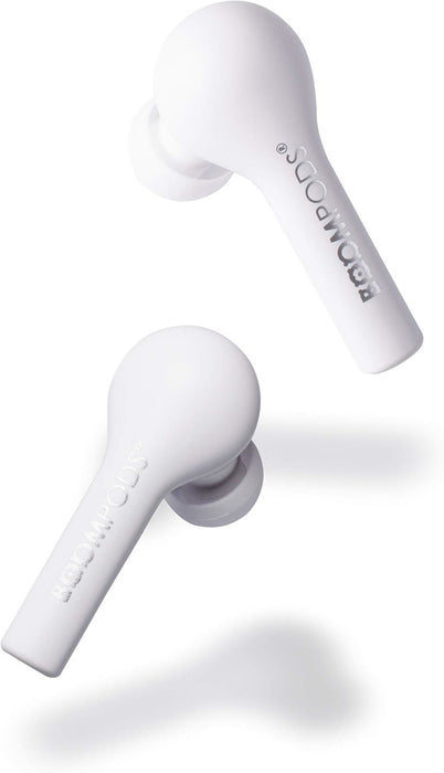 Boompods Hush Active On Ear Noise Canceling Headphones White