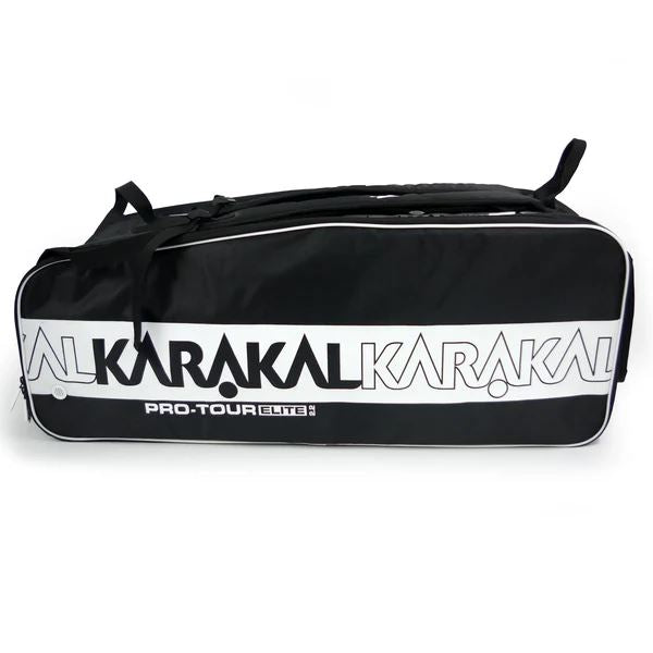 Karakal Pro Tour Elite 2.2 Racket Bag – Multi-Racket Storage, Durable - White