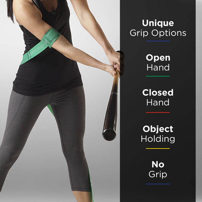 RESISTIVE EXERCISE BAND THERABAND CLX 11 LOOPS GREEN 2.5m