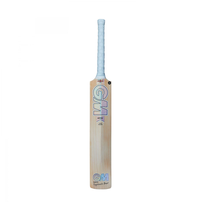 Gunn & Moore Cricket Bat Kryos L540 DXM 606 Grip Handle English Willow - Harrow