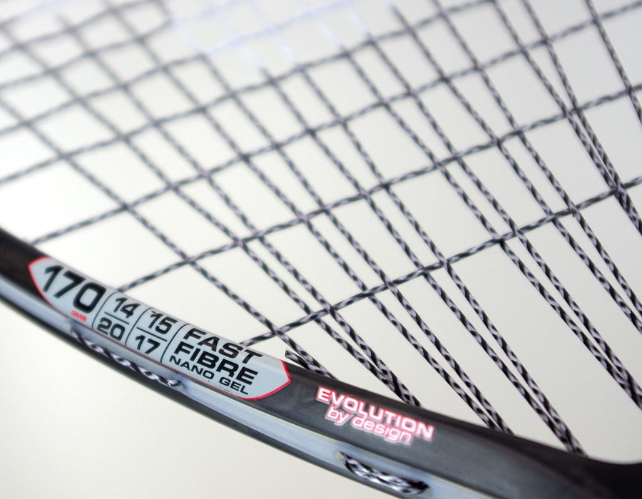 Karakal FF 170 Squash 57 Racket with 100% Fast Fibre Nano Gel and Mid Plus Head