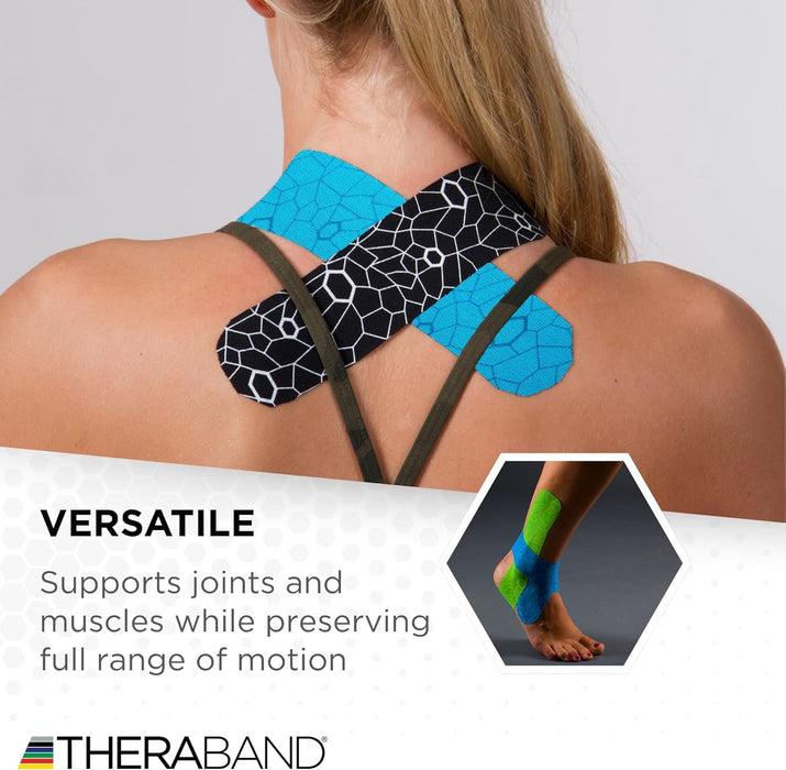 TheraBand Kinesiology Tape Support Muscles Joints & Improve Movement 5cm x 5M
