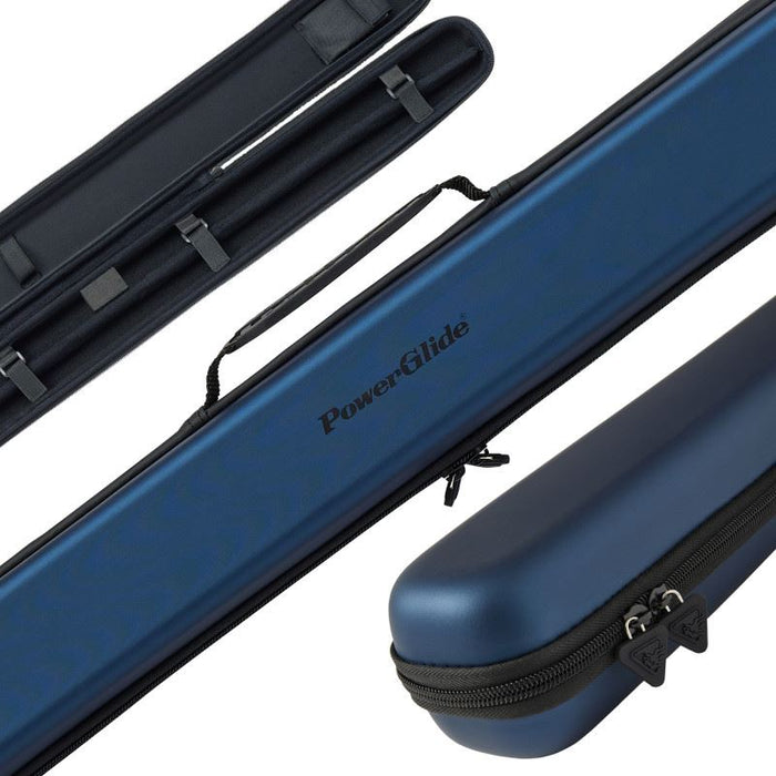 Powerglide Svartur Pool Snooker 3 Quarter Cue Case - Metallic Blue