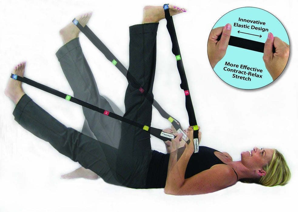 TheraBand Stretch Strap - Improve Flexibility & Range of Motion Stretching Aid