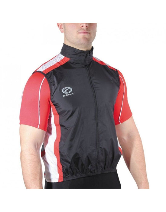 Optimum Sports Cycling Gilet Hawkley Lightweight Windproof Reflective JacketOptimum