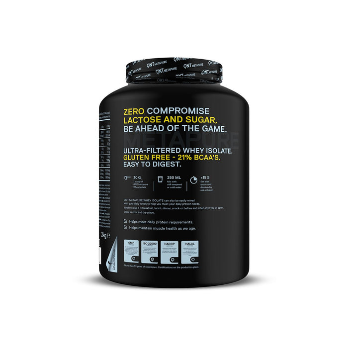 QNT Metapure Whey Isolate Zero Protein Powder 2kg
