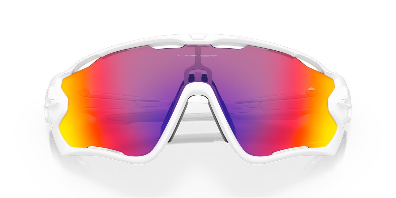 Oakley Jawbreaker Sunglasses Polished White Frame Road Lenses Cycling Driving