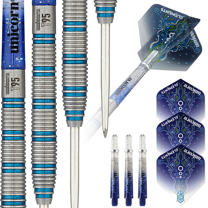 Unicorn Darts T95 Core XL Blue 95% Tungsten Steel Tips Dar Set