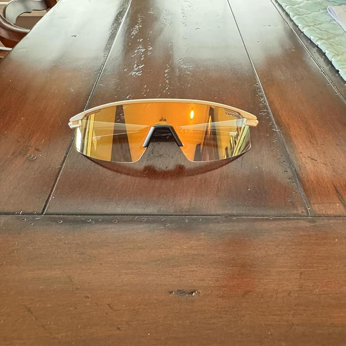 Tifosi Moab Lite Sunglasses Matte Bronze Frame Clarion Red Fototec Lens