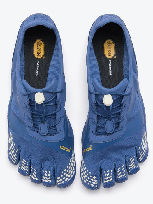 Vibram FiveFingers KSO EVO Mens Barefoot Athletic Shoes - Blue/Ivory