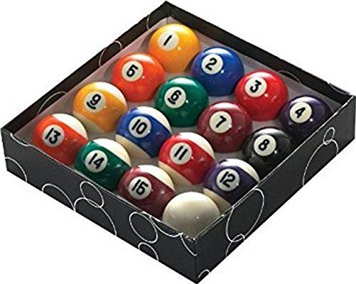 Power Glide Classic Standard Spots and Stripes Pool Balls 57mm - Boxed
