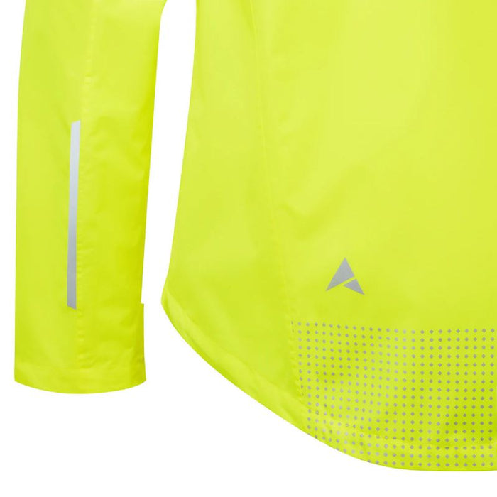 Altura Cycling Jacket Nightvision Nevis Waterproof, Helmet Compatibe Hood - Yellow