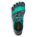 Vibram V - Trail 2.0 Womens Mega Grip Five Fingers Barefoot Feel Shoes Trainers - Blue/GreenVibram