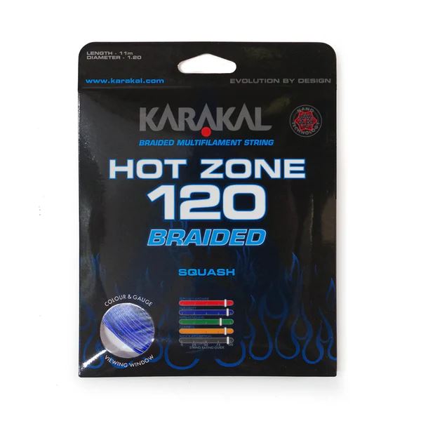 Karakal Hot Zone Braided 11 – Premium Squash Racket String 220m Coil
