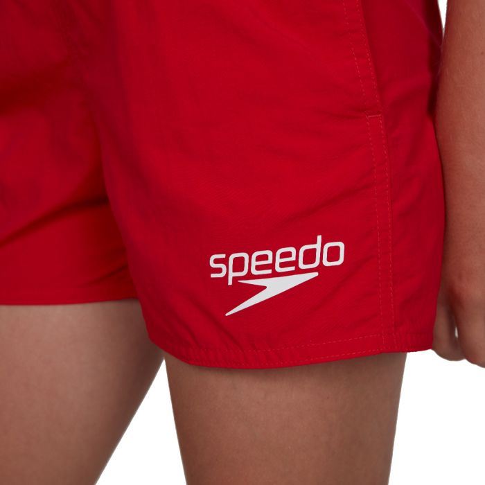 Speedo Boys Essential Watershort Swimming Shorts - Pool Beach - Red - 13" - Red