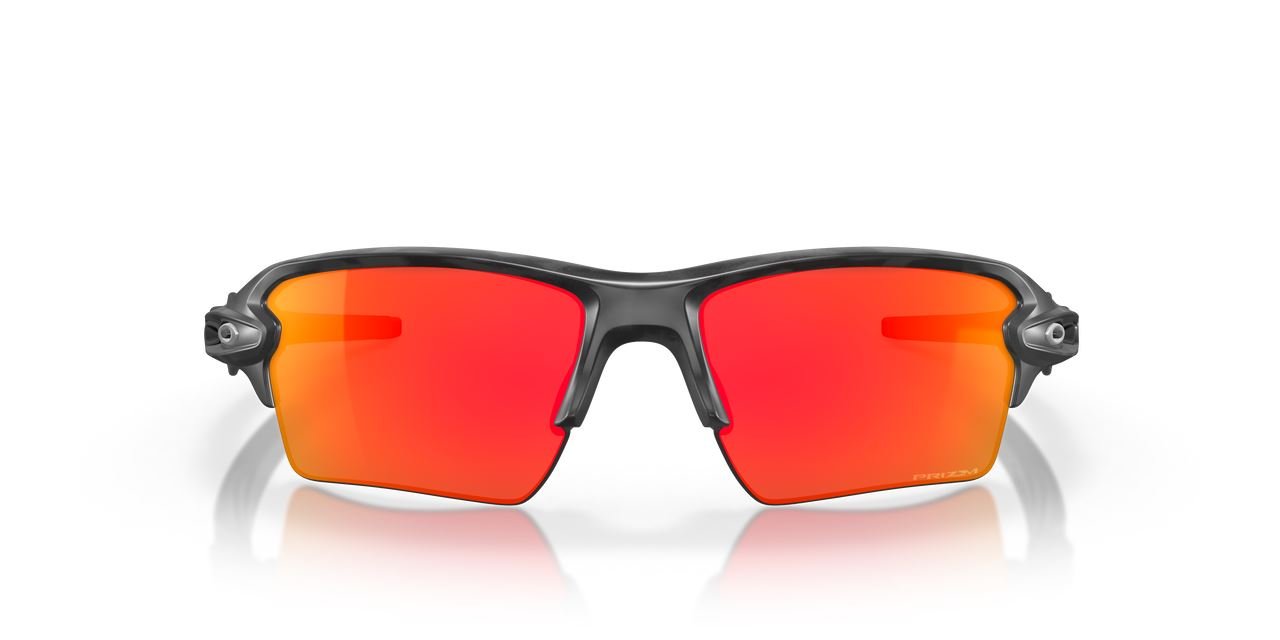 Oakley Flak 2.0 XL Sunglasses Prizm Ruby Lenses Fishing Sports Black Camo FrameOakley