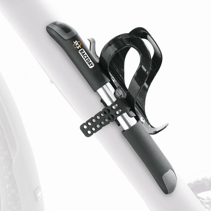 SKS RACEDAY Mini Bike Tyre Pump for Presta Valves - Includes Mount