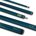 Powerglide  Aramid Graphite Snooker Cue Carbon Composite 2 Piece 57" 10mm Tip - BluePowerGlide