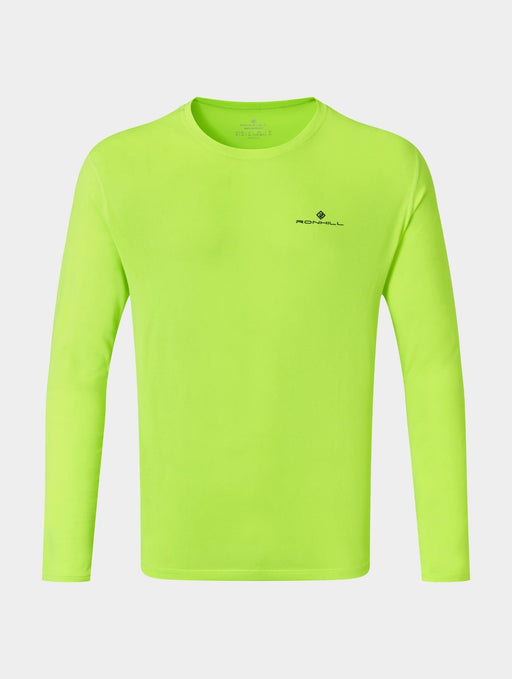 Ronhill Mens Core L/S Training Running Top Lightweight & Fast Dry - Fluo YellowRonhill