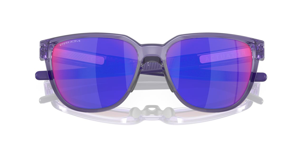 Oakley Actuator Sunglasses Road Lenses Transparent Lilac Frame Sports Cycling