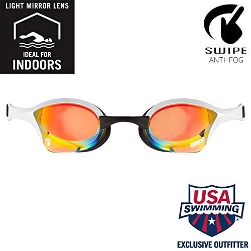 Arena Swimming Goggles Cobra Ultra Mirror Anti Fog Swipe Adjustable Swim GlassesARENA