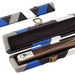 PowerGlide 1 Piece Cue Case Hard 57" Snooker Pool Zig Zag/Half Patch Bag BoxPowerGlide