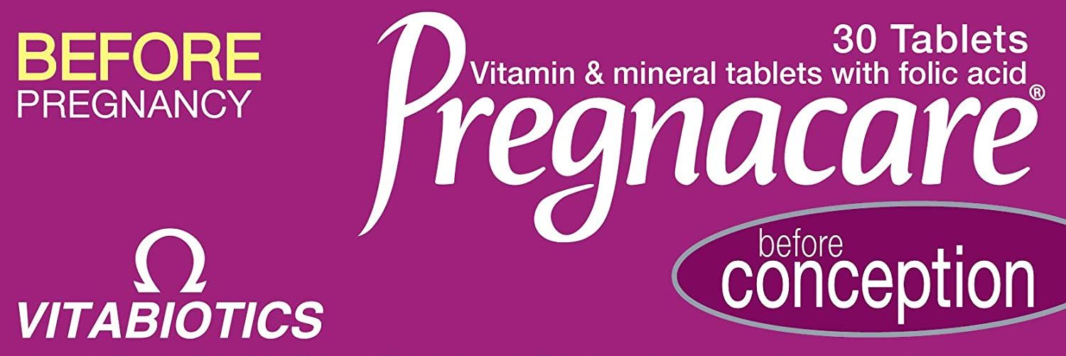 Vitabiotics Prefnacare Before Conception 30x Tablets Vitamins - 3 Packs for 2