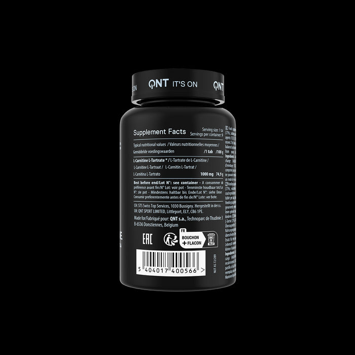 QNT Maxi L Carnitine 1000ml Energy & Fat Burner Tablets x 90