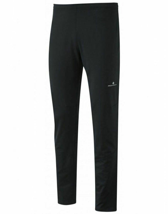 Ronhill Mens Running Slim Pant in Black - Water Repellent And ReflectiveRonhill