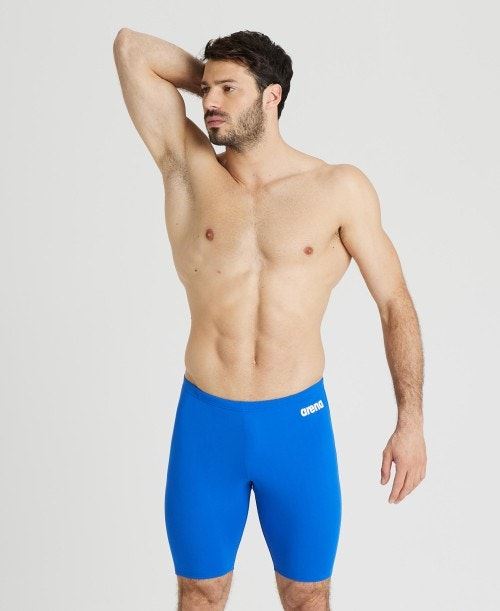 Arena Team Men Swim Jammers Stretch Fit Quick Dry Swimming Shorts - Royal Blue