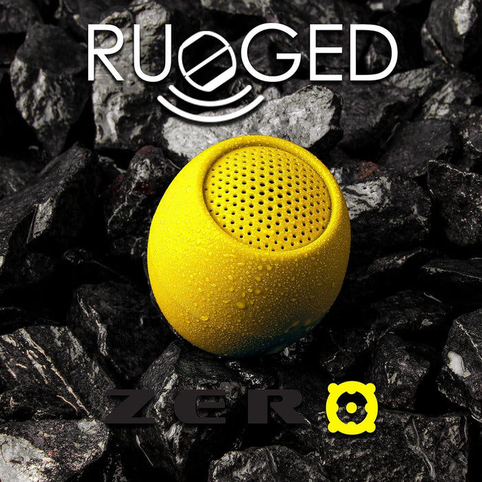 Boompods Zero Wireless Bluetooth Speaker IPX6 Waterproof 5 Hr Playtime Yellow
