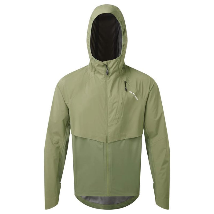 Altura Cycling Jacket Esker Waterproof Packable Men’s Shell - Olive