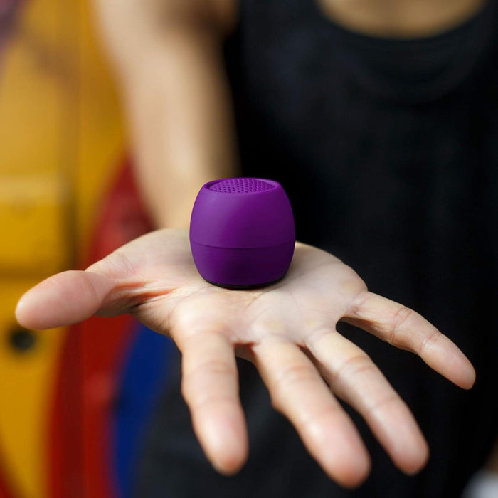 Boompods Zero Wireless Bluetooth Speaker IPX6 Waterproof 5 Hr Playtime Purple