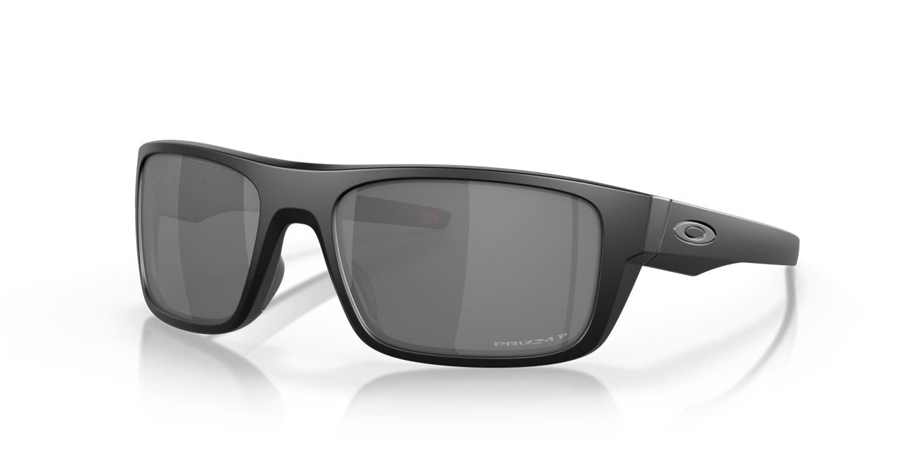 Oakley Drop Point Sunglasses Performance Matte Black Frame Grey Lens