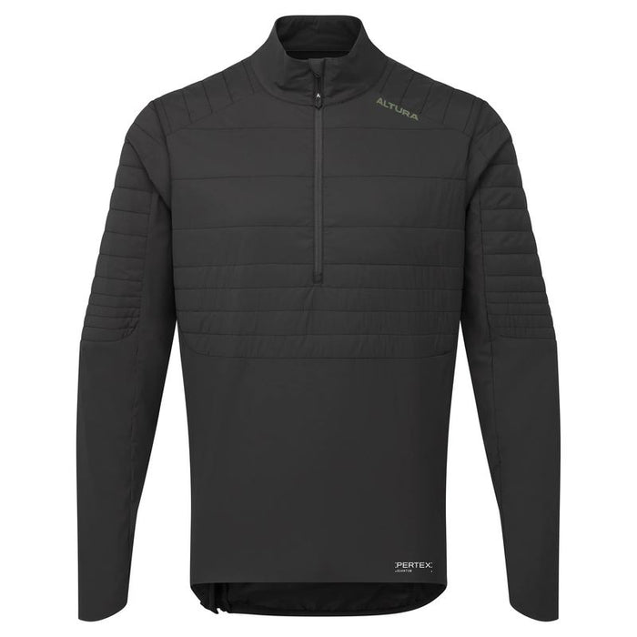 Altura Cycling Jacket – All Roads Men’s Packable Insulated ½‑Zip Performance