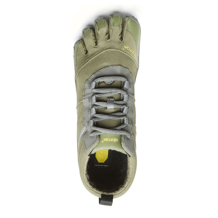 Vibram V-TREK INSULATED Womens Five Fingers Barefoot Trainers - Military/Grey