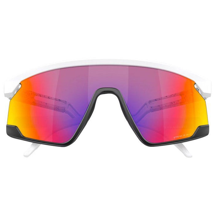 Oakley BXTR Sunglasses Sports Performance Prizm Road Lens Matte White Frame