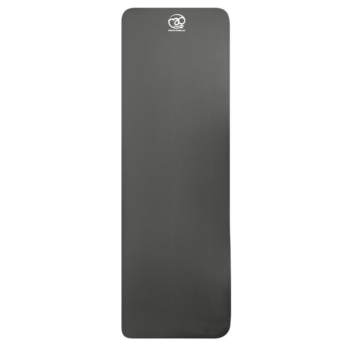 Fitness Mad Stretch Fitness Exercise Mat - 180cm - Grey