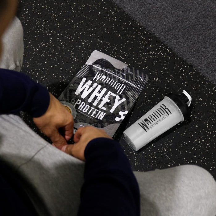 Warrior Whey Protein Powder Muscle Gainer & Nutrition Shake Double Chocolate 1kg