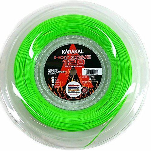 Karakal Hot Zone 120 Squash Racket Strings - Durable Nano Elastomer CoatingKarakal