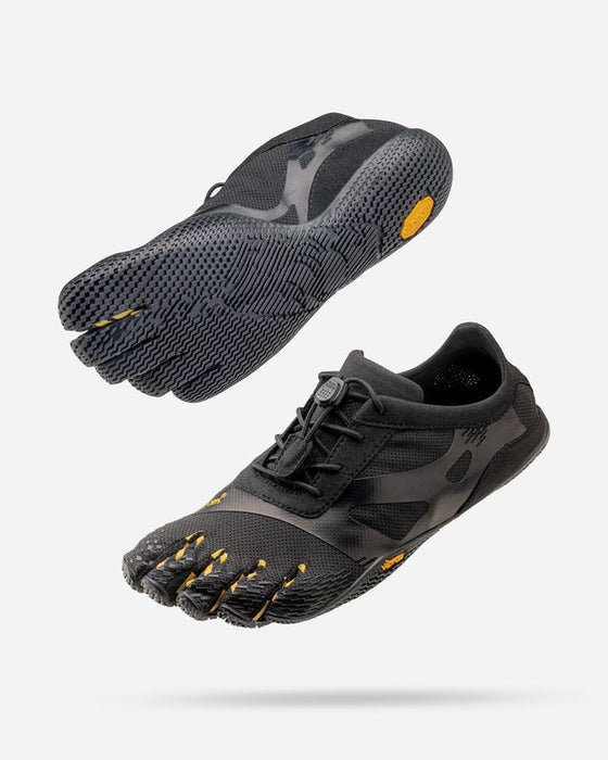 Vibram KSO Evo Five Fingers Barefoot Ladies Training Shoes - Black/Yellow