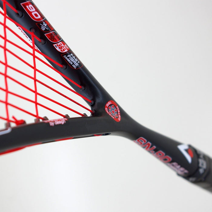 Karakal SN-90 FF Squash Racket - Fast Fibre Nano Gel Graphite Construction