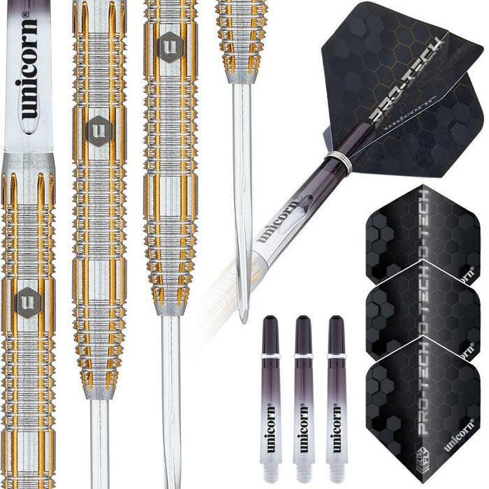 Unicorn Pro-Tech Style 4 Steel Tip Darts – 90% Tungsten 22/24/26g