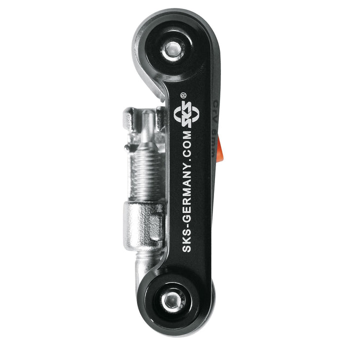 SKS TOM 18 Multitool – Compact 18-Function Bike Repair Tool with Chain Riveter