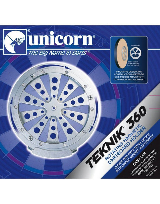 Unicorn Darts Takin 360 Secure Wall Fixing Bracket Magnetic Dartboard Holder