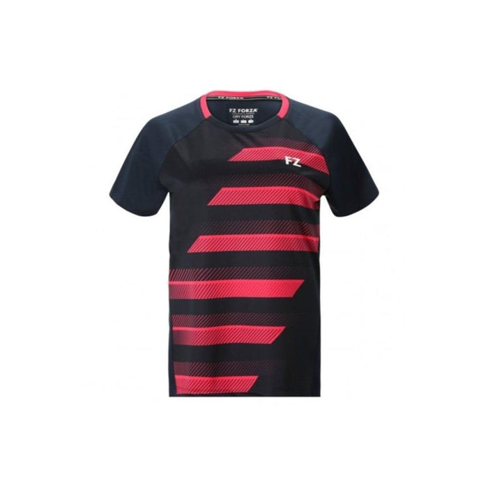 FZ Forza Cream W S - S T-Shirt Wicking Cool Dry Top Sports Women Tee - Black RedForza